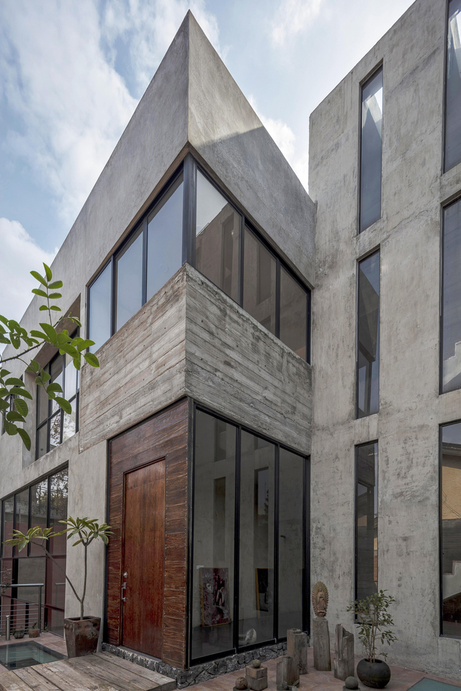 墨西哥城火山石住宅-46