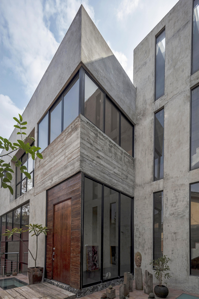 墨西哥城火山石住宅-46