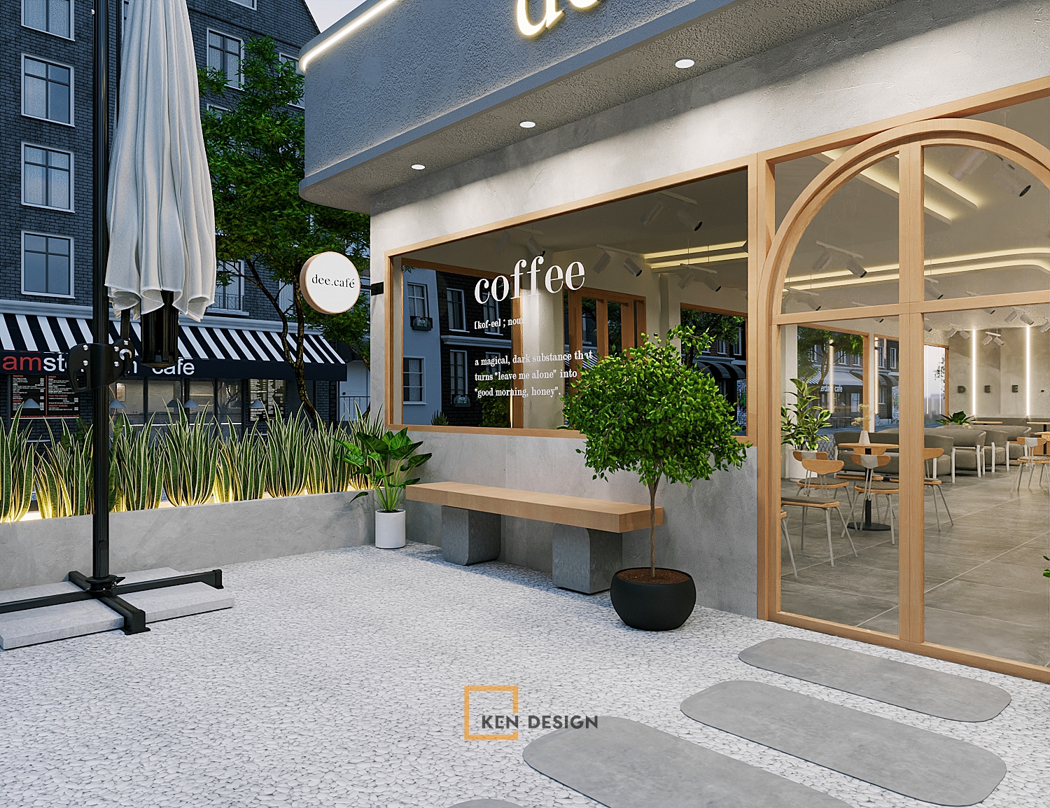 Dee·cafe北江咖啡店设计丨KenDesign-21