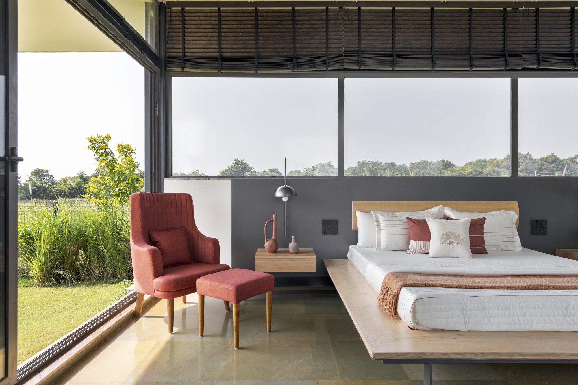 瓦妮莎周末别墅丨印度丨The Grid Architects-20