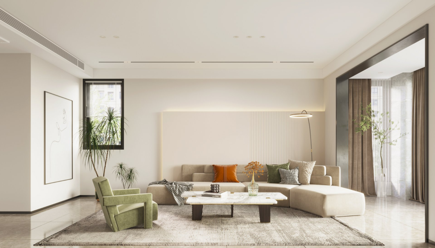 现代原木风室内设计-4