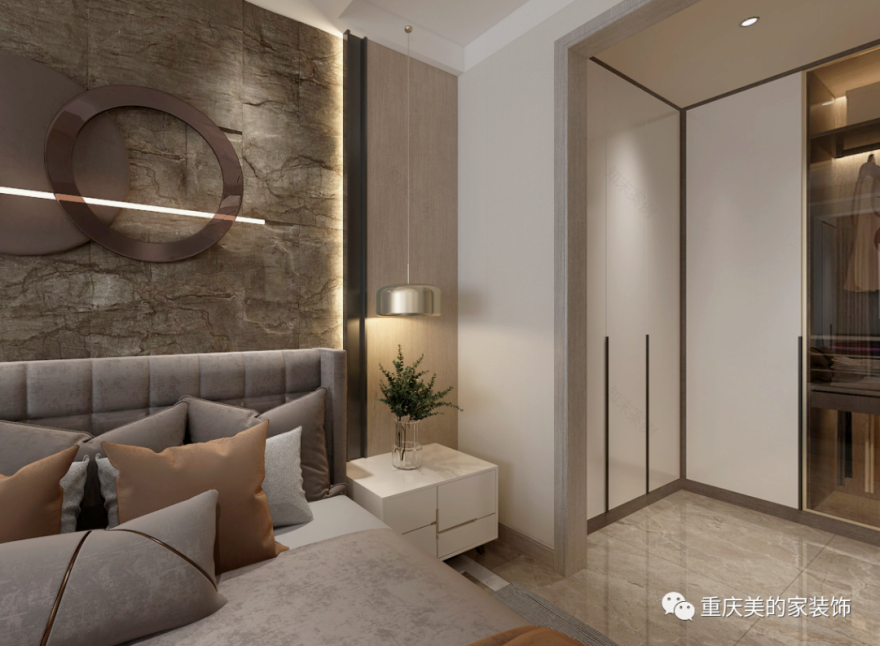 200㎡五口之家,现代简约轻奢生活-61