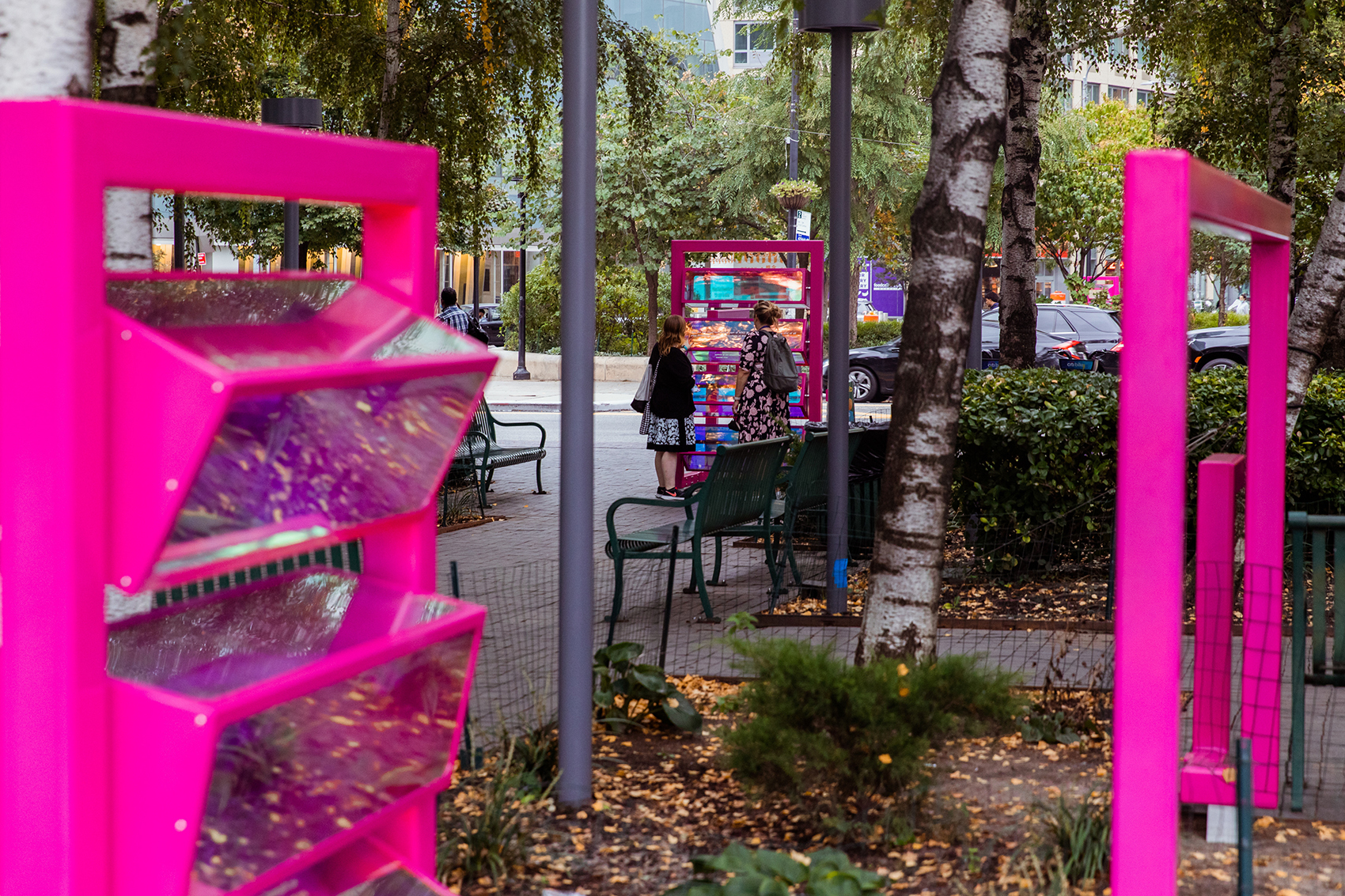 “Ribbon”临时装置丨美国纽约丨The Urban Conga 与 Hive Public Space-47