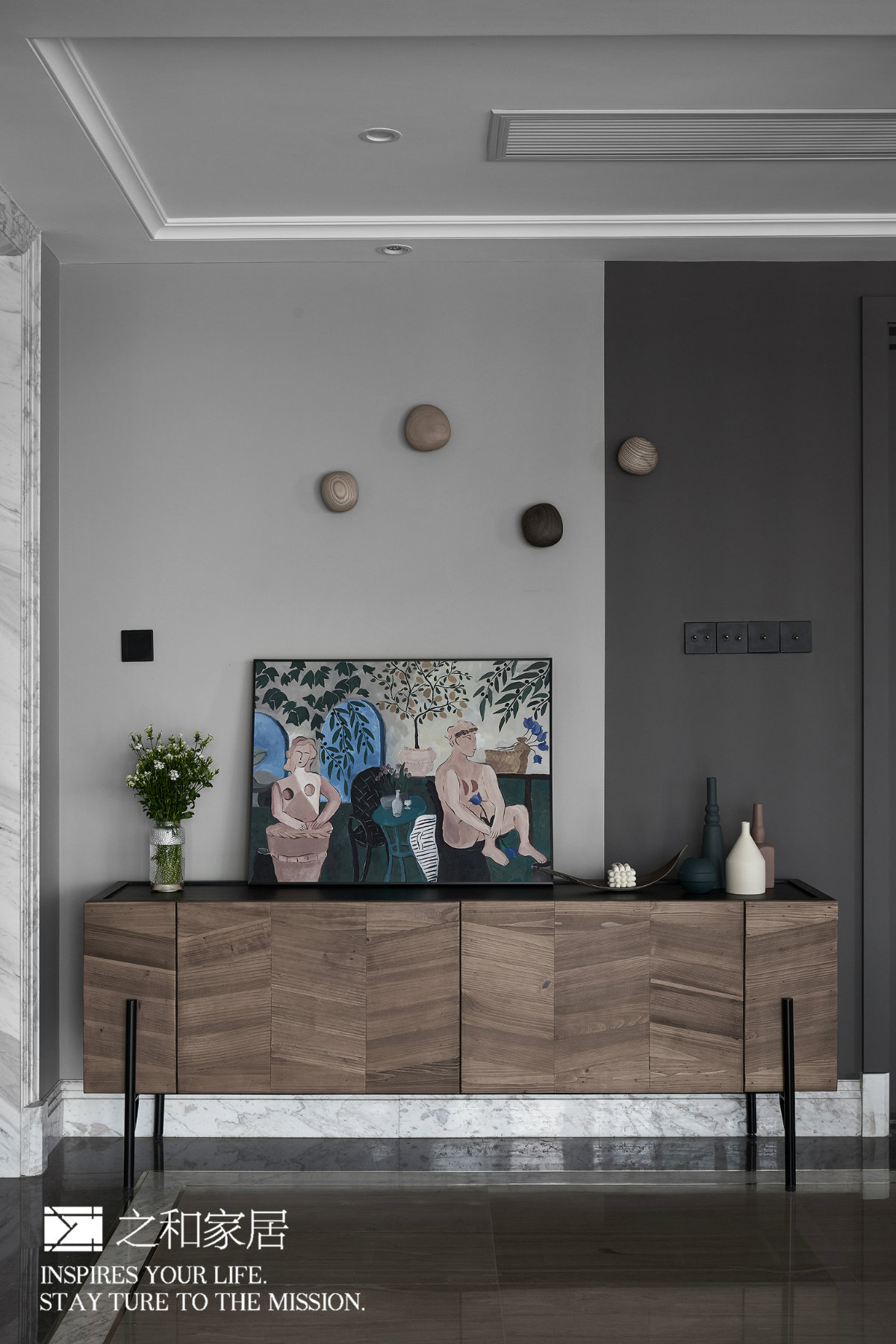 杭州 170m2 混搭风平层住宅设计-22