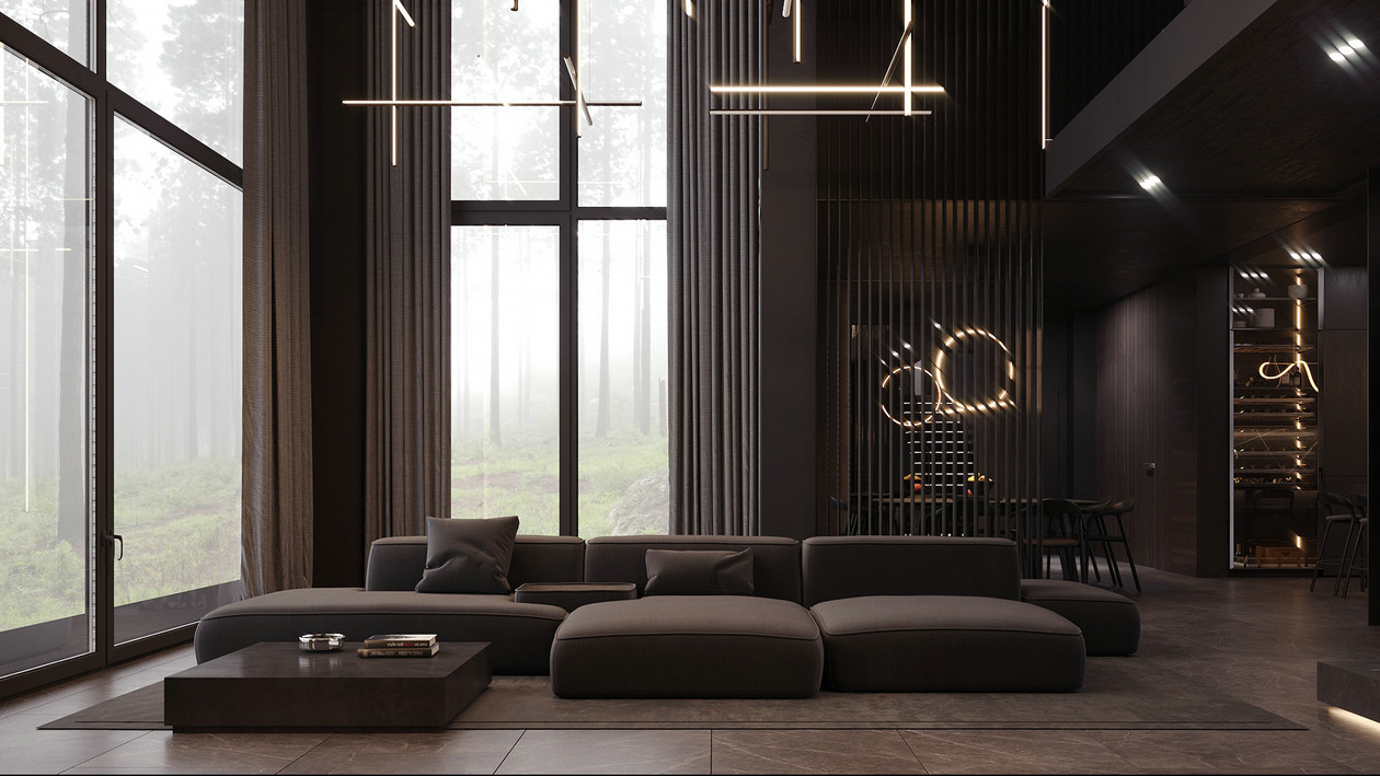 高级黑色系空间设计-0