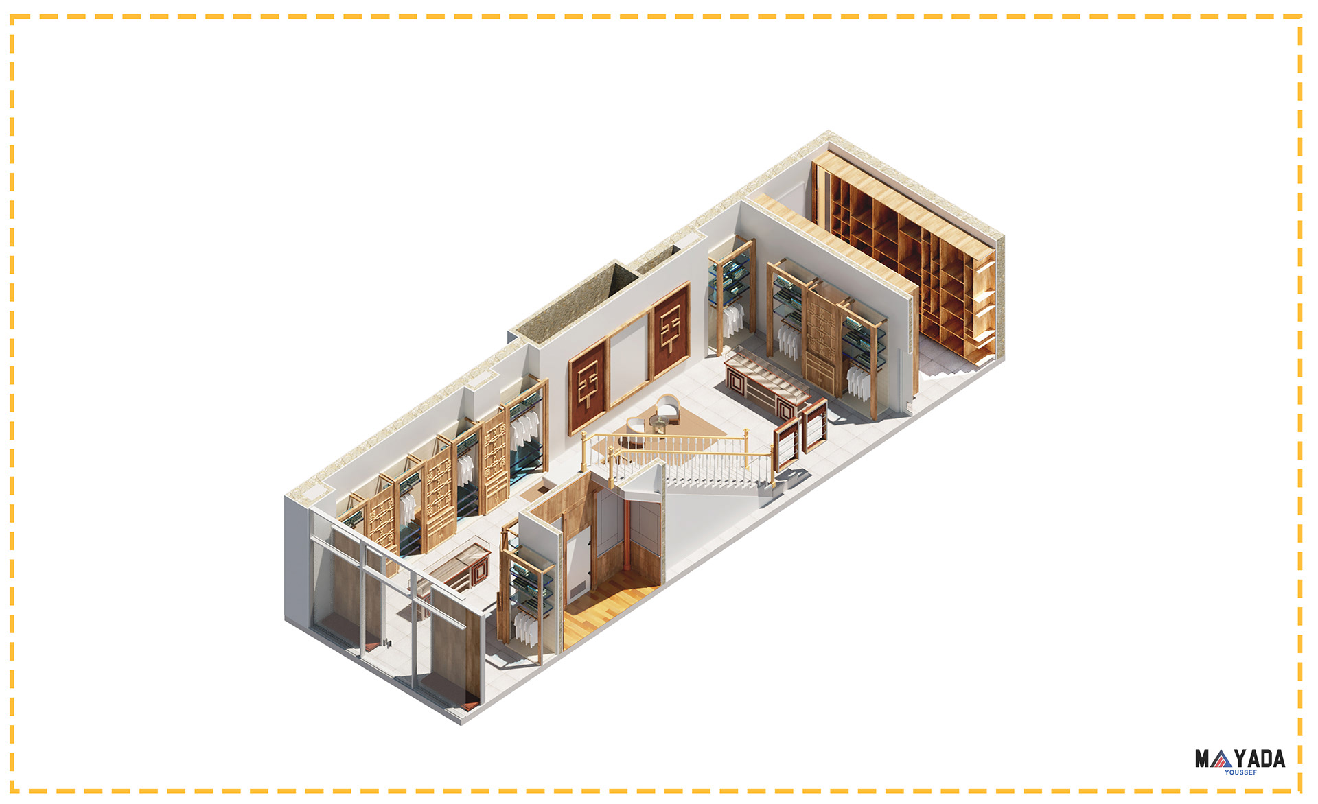 画廊室内设计丨Revit Skills and Technicality-12