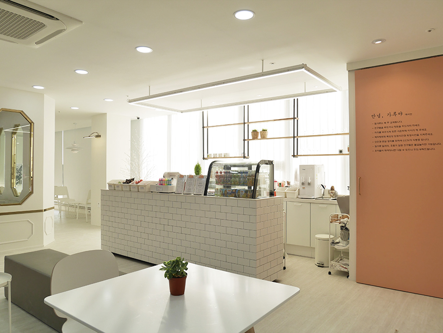 韩式简约风 点彩咖啡馆设计-3