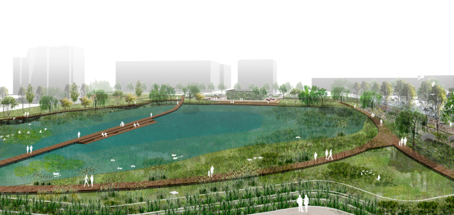 Цыганское(Тихое)湖整治与“湖边之家”住宅项目丨俄罗斯秋明-12