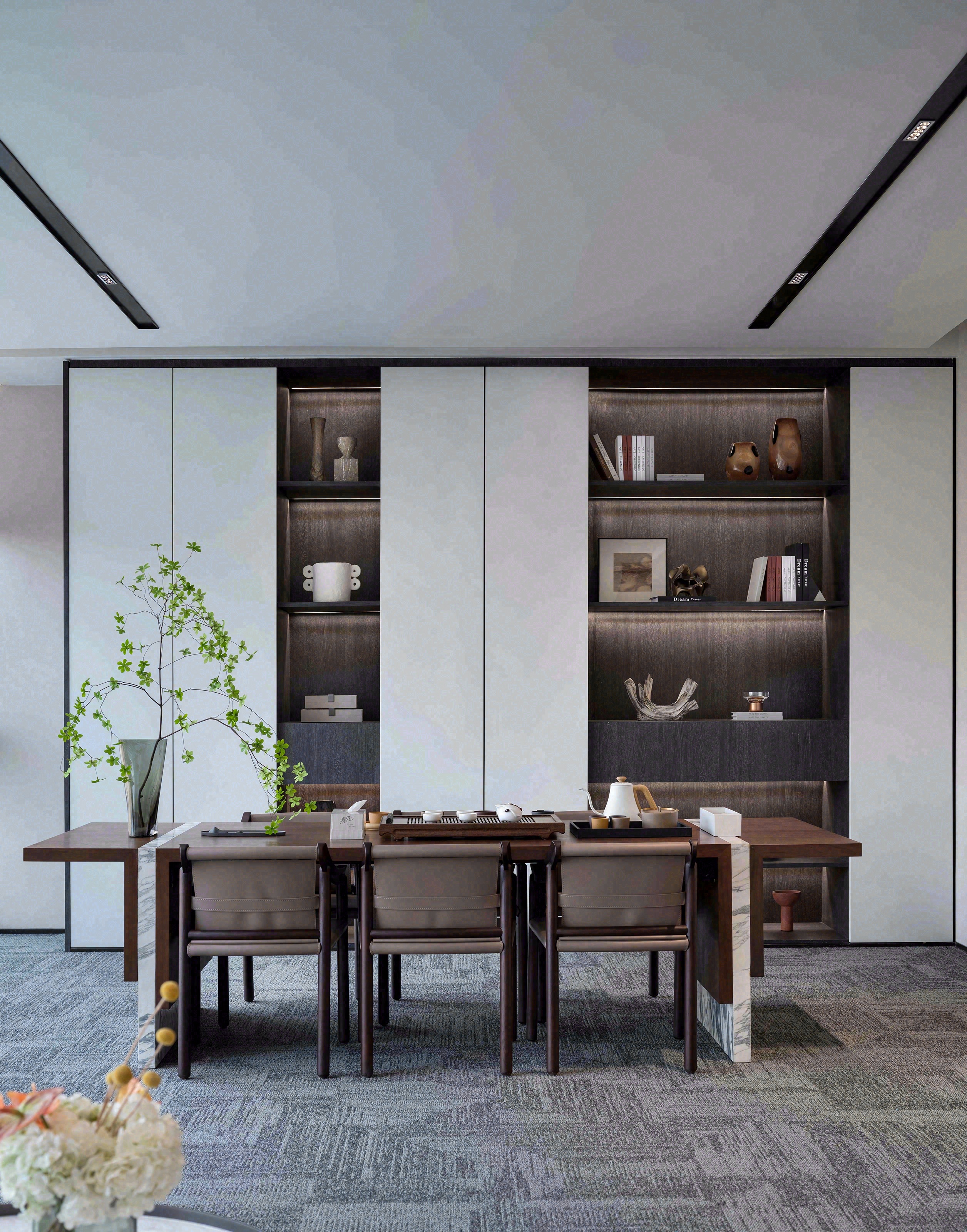 阿里巴巴华中总部办公样板区丨中国武汉丨羿天设计集团-45