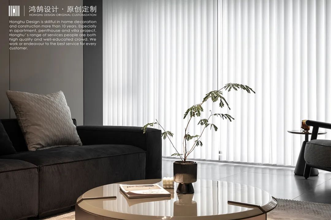 深色现代空间 · 天宁吾悦 140㎡的质感生活丨中国常州丨鸿鹄设计-16