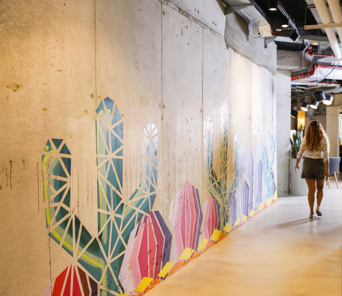 温馨智能家居办公空间-16