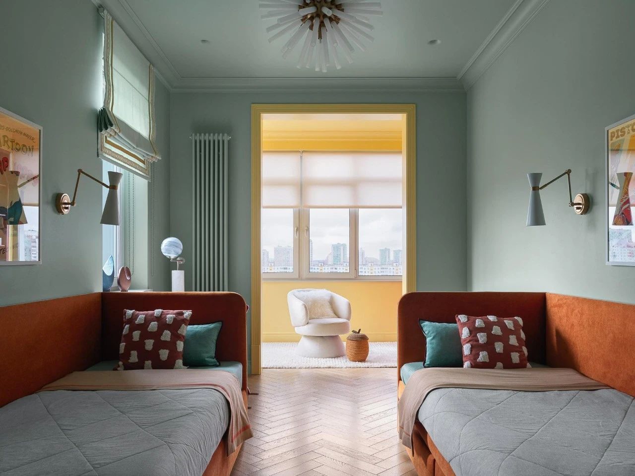 带经典元素的时尚空间丨Veronika Knyazeva-13