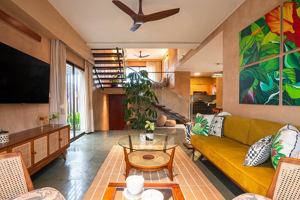 可持续地球别墅丨印度丨Svamitva 建筑工作室-4