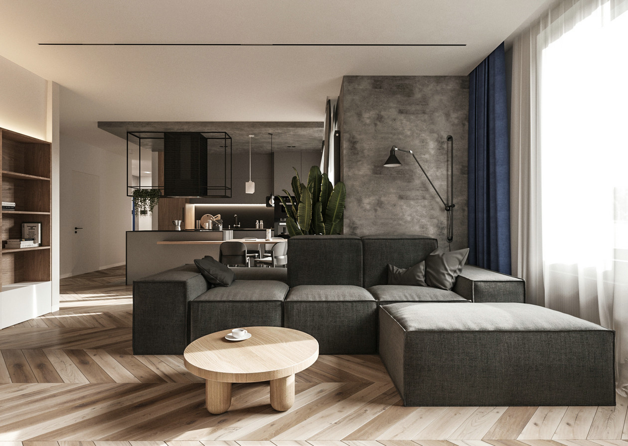 123·1㎡大平米住宅设计-1