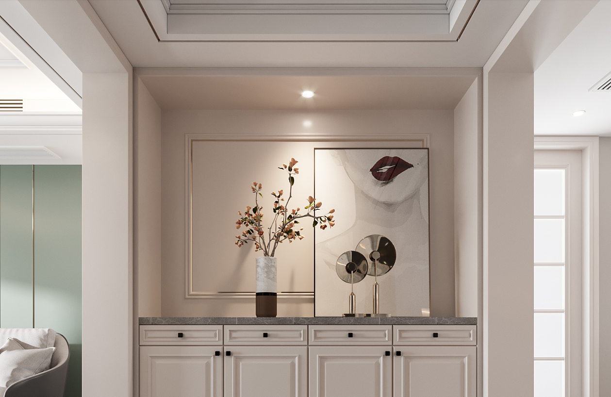 法式轻奢平层设计-8