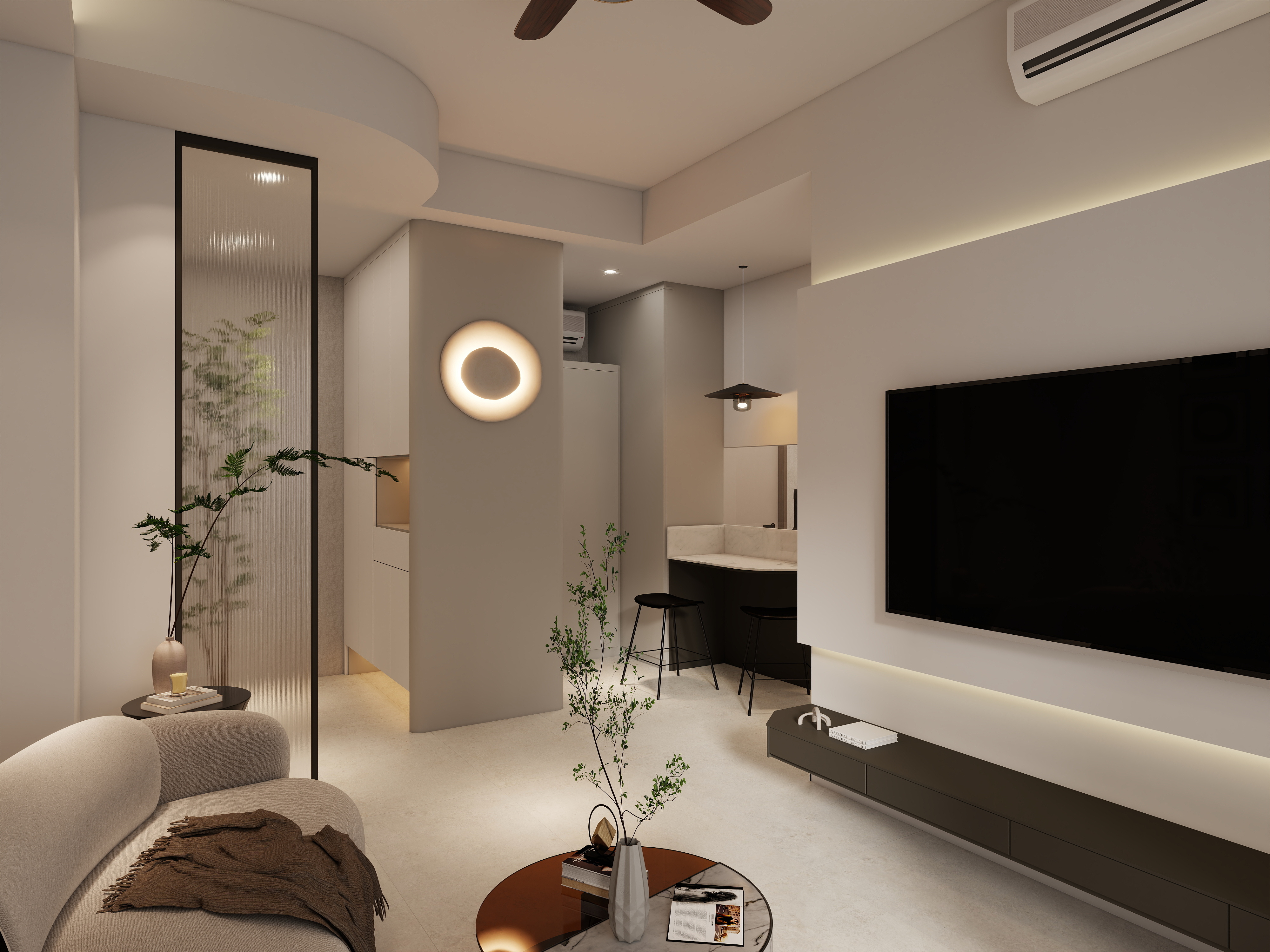 Chuo Chu Kang condo: Monochrome Black & White Design-12