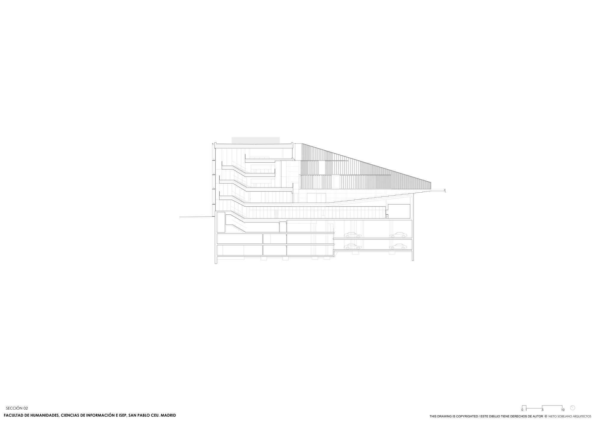 马德里 CEU 蒙克洛亚校区人文与传播科学学院丨西班牙马德里丨Nieto Sobejano Arquitectos-13