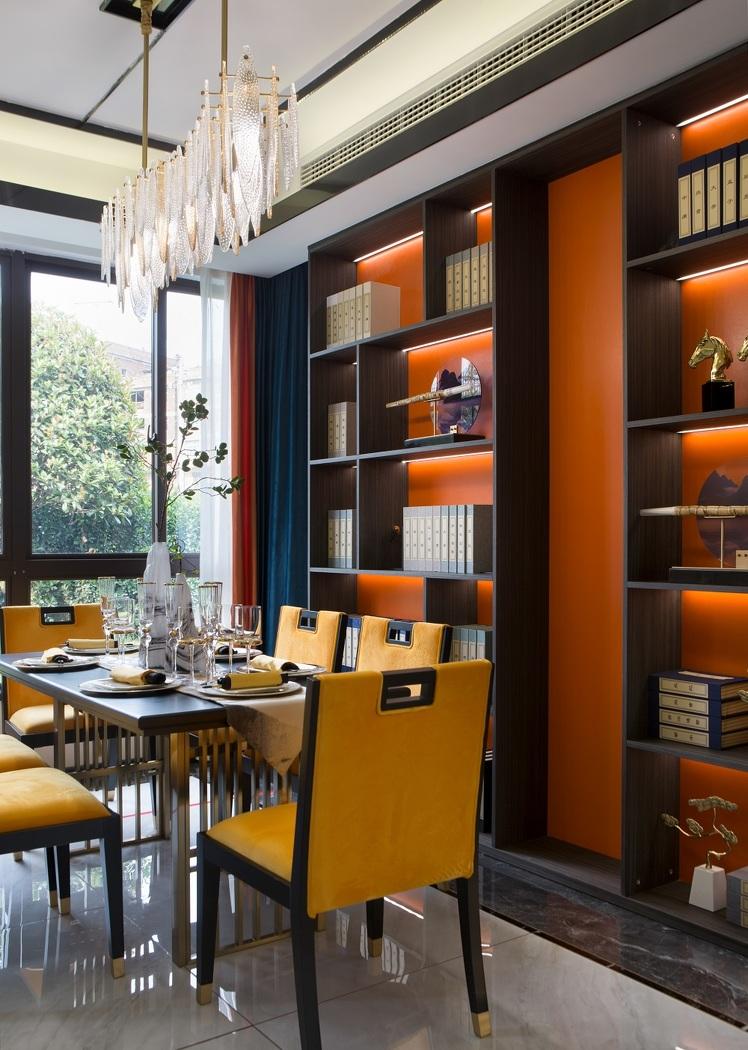 新中式四居室复式设计-15