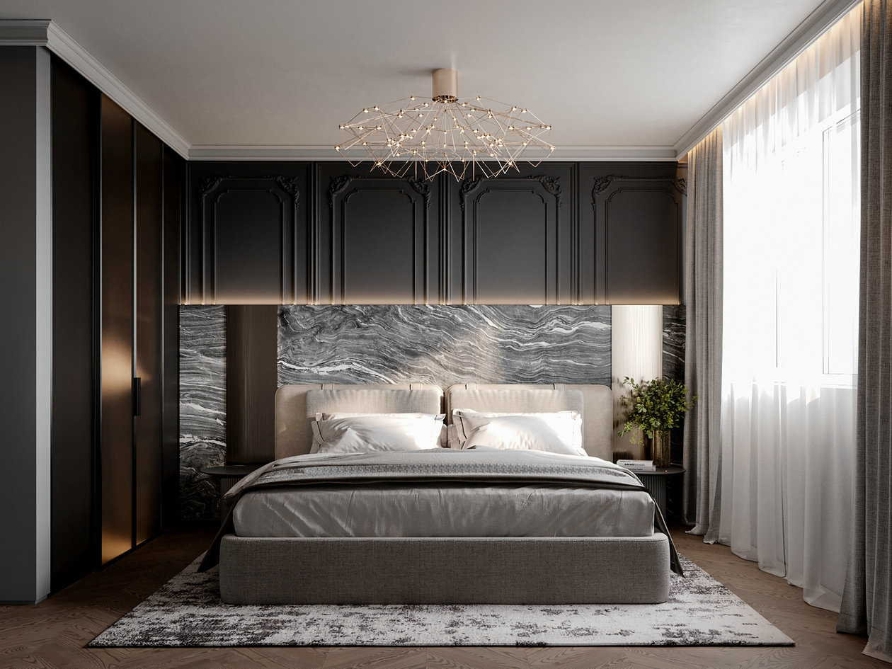 高级灰色系公寓设计-10
