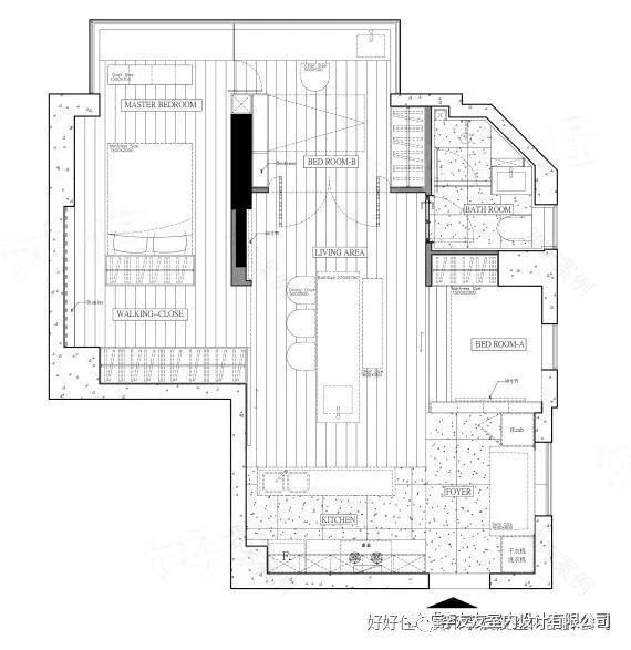巧妙运用苏州园林的游园动线,打造流动美学空间的极小户型-10