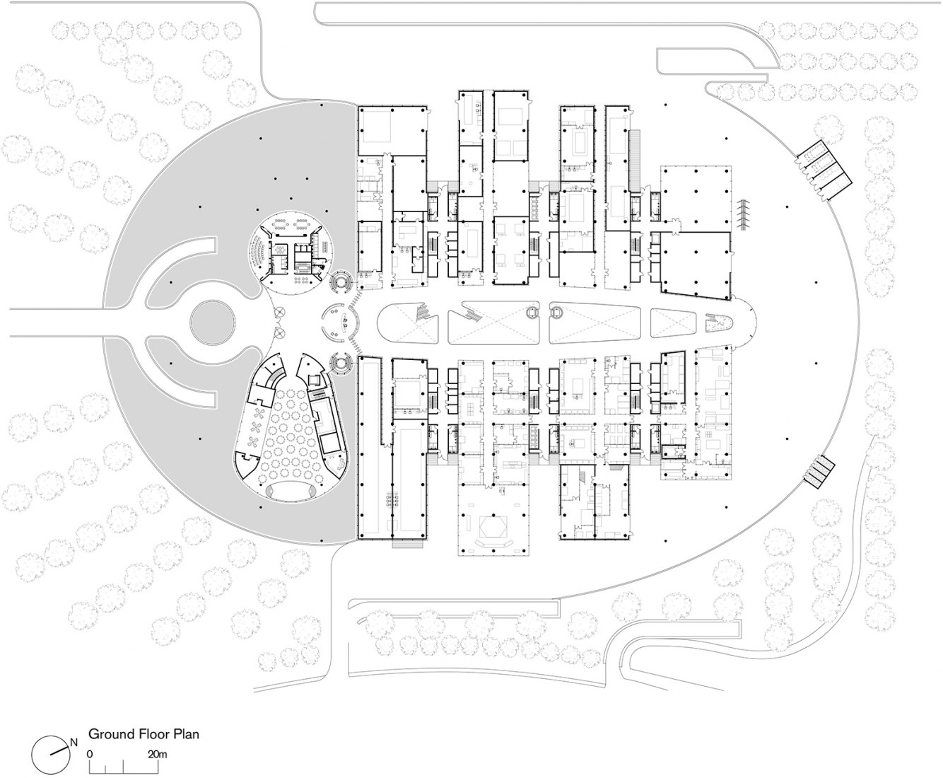 韩国大邱韩泰科技中心（Hankook Technodome）丨Foster + Partners-28