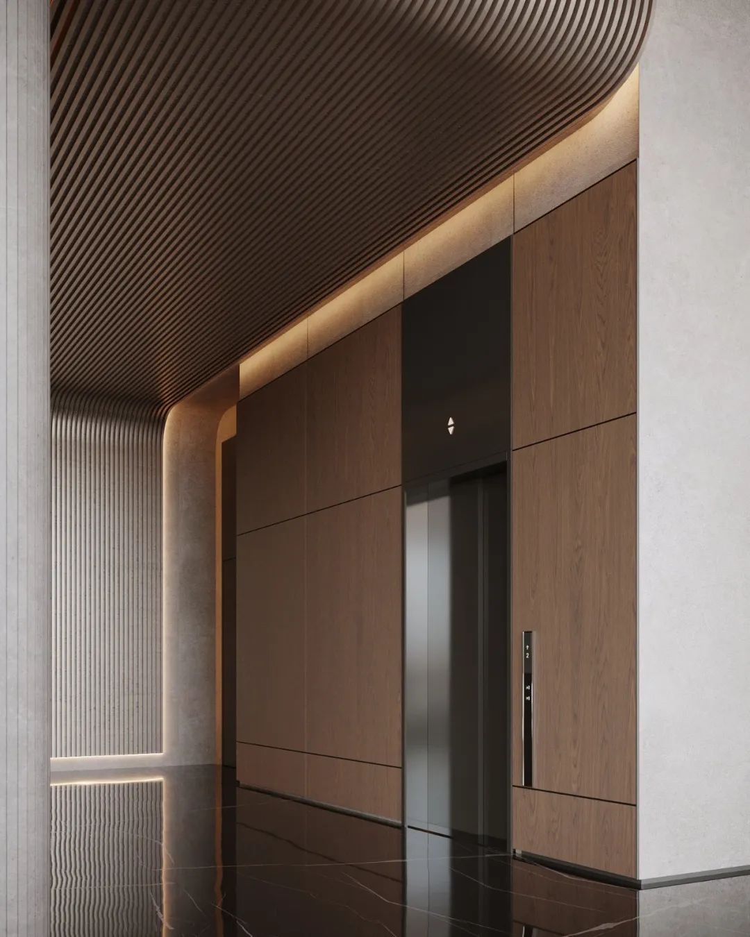 成都公寓大楼一层大堂设计丨中国成都丨ArtPartner Architects-19