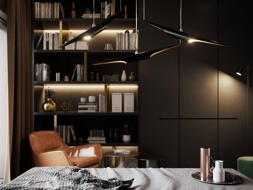 Cinema 4D与Corona Renderer室内场景设计-18