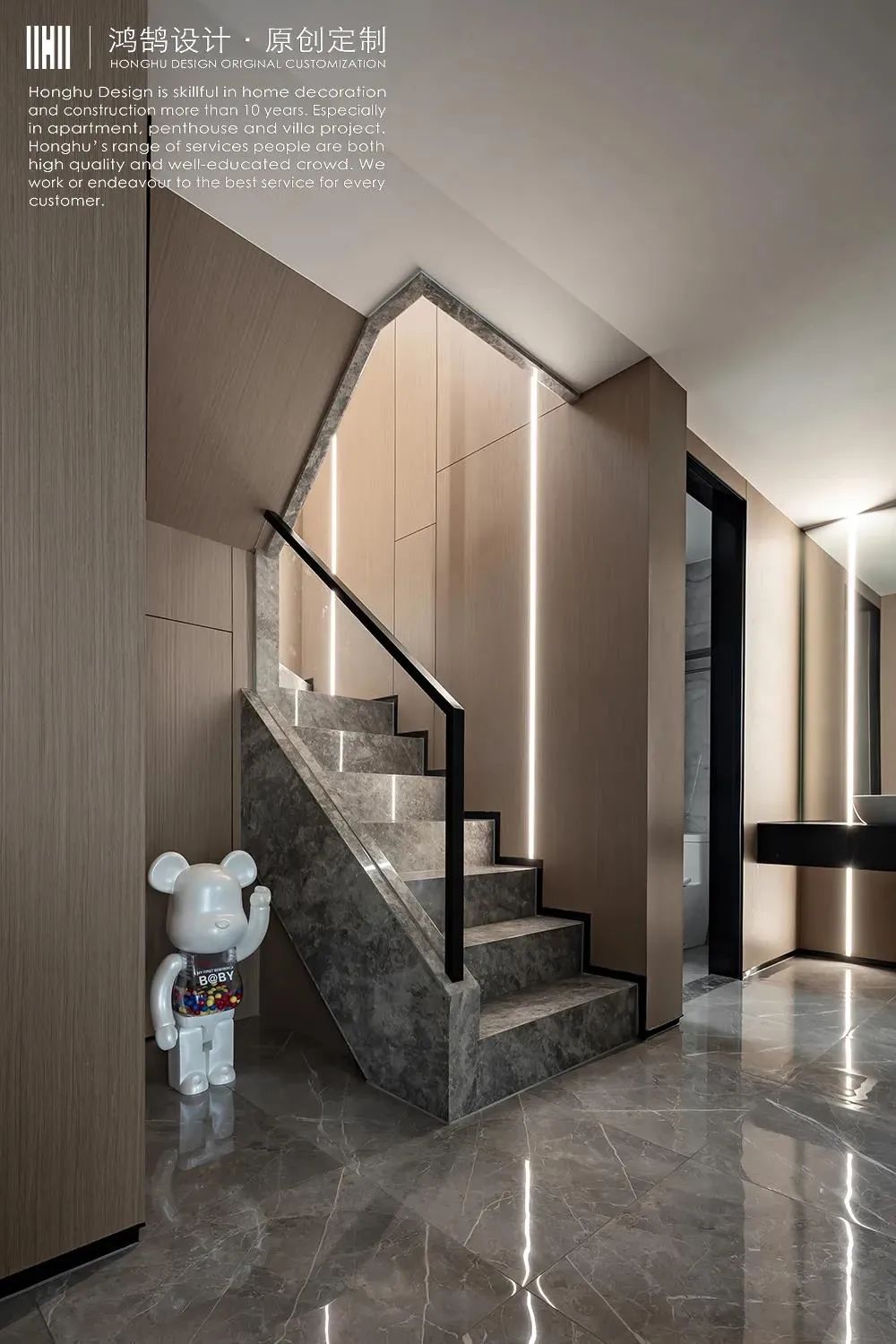 186㎡四口之家复式生活丨中国徐州丨鸿鹄设计-31