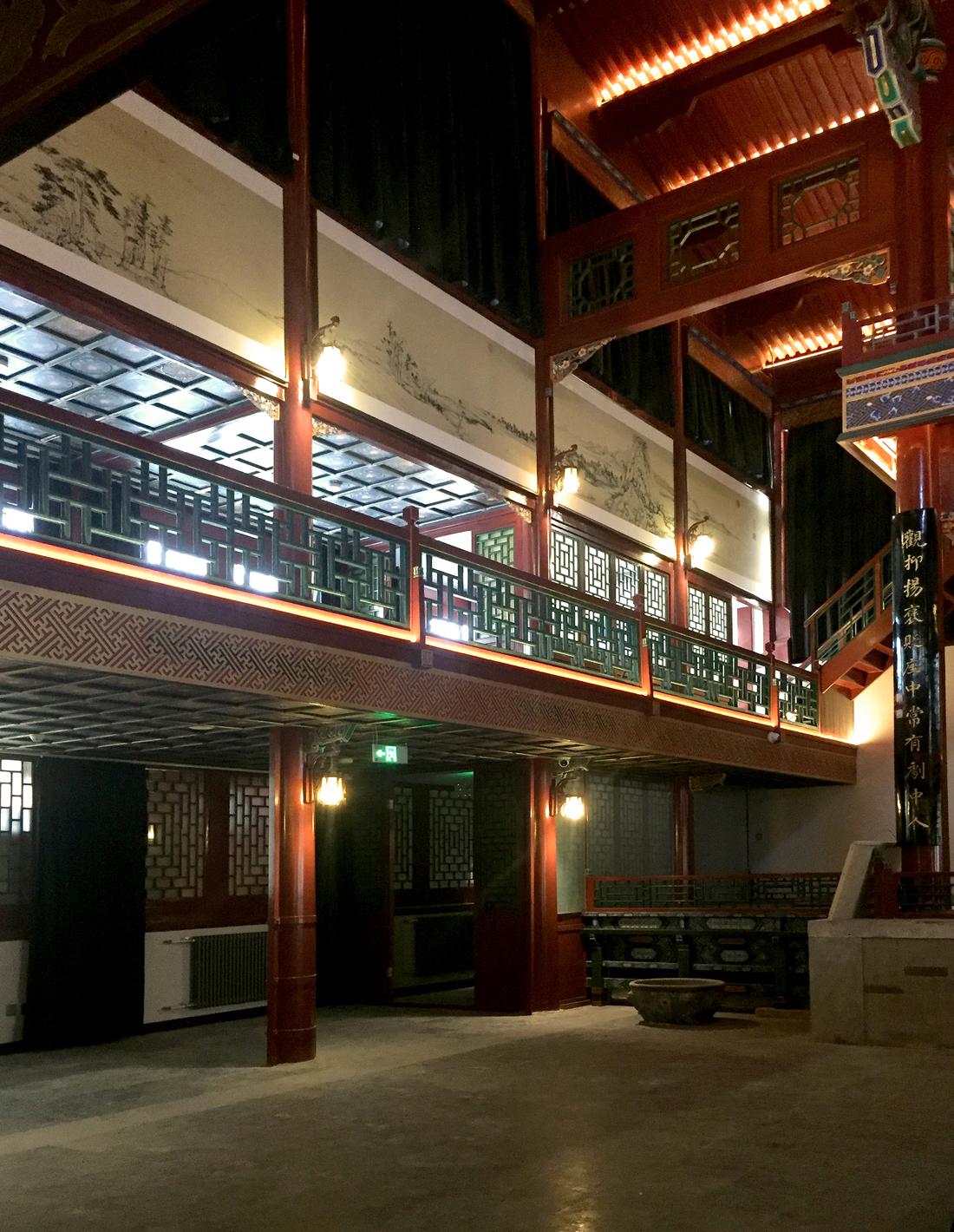 纯木结构古戏楼里的现代文创空间-4