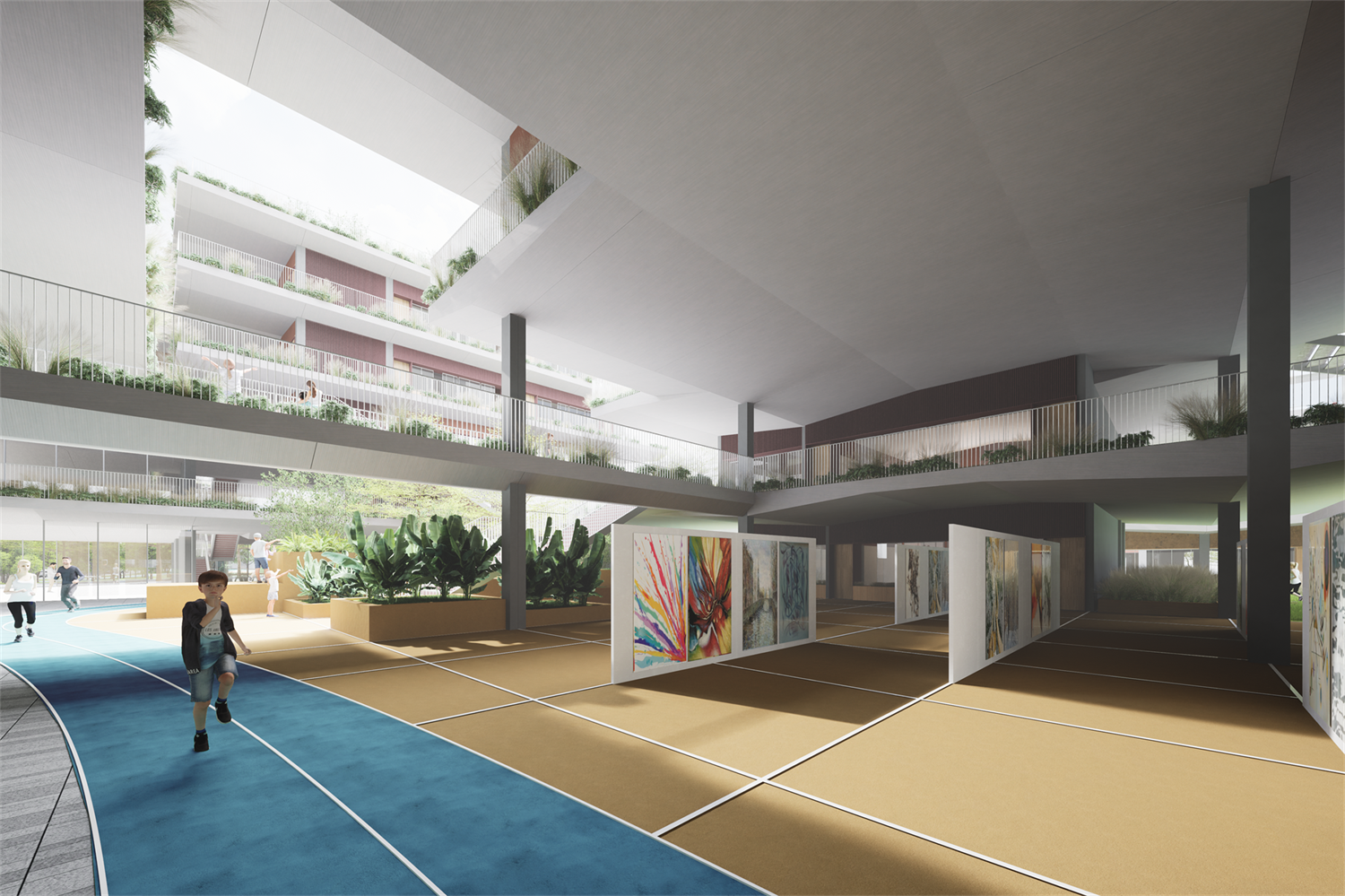 中标方案 | 立体书院：燕罗街道燕川九年一贯制学校新建工程 / 深大建筑设计院-拾陌工作室-20