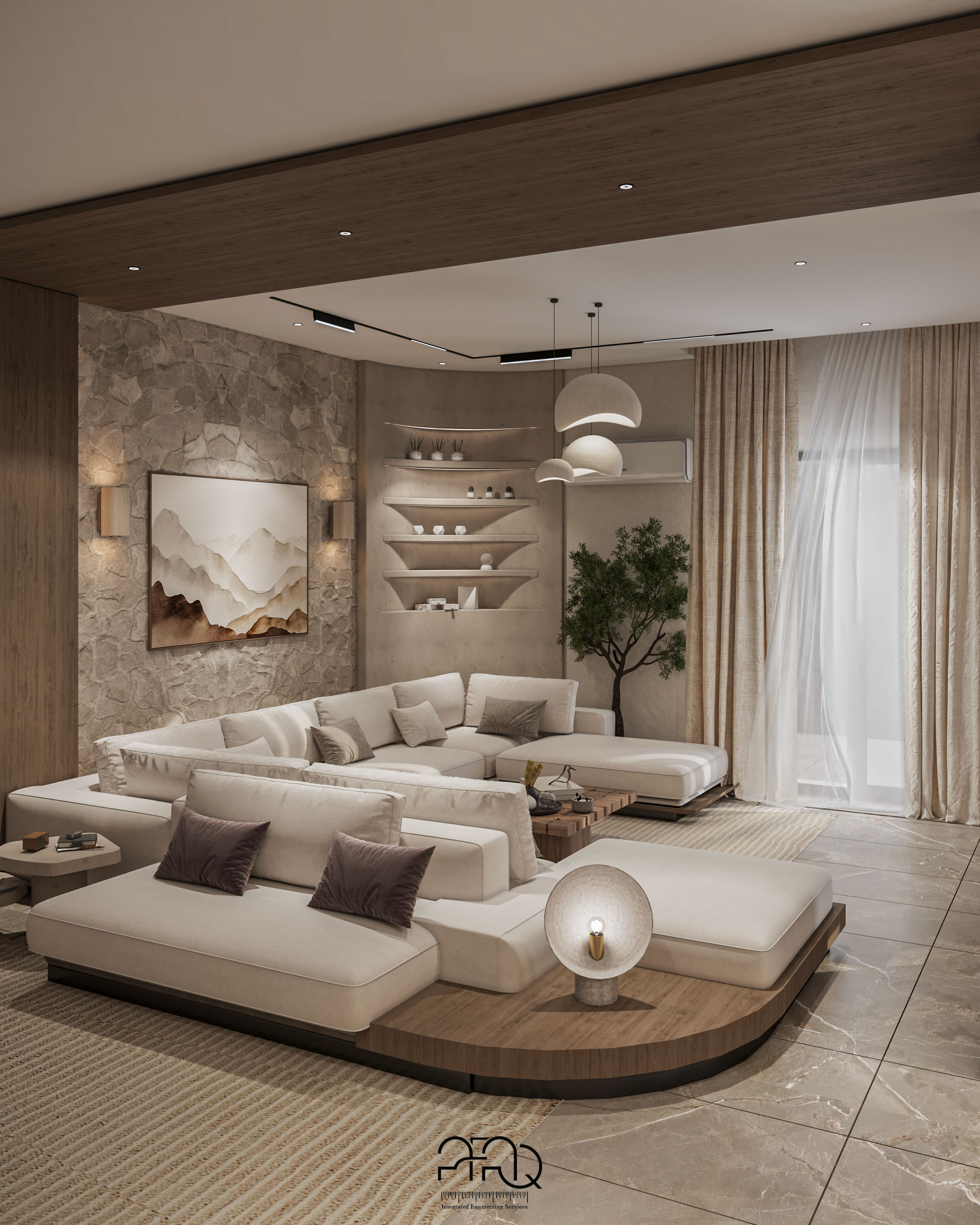 现代工业风木屋-6