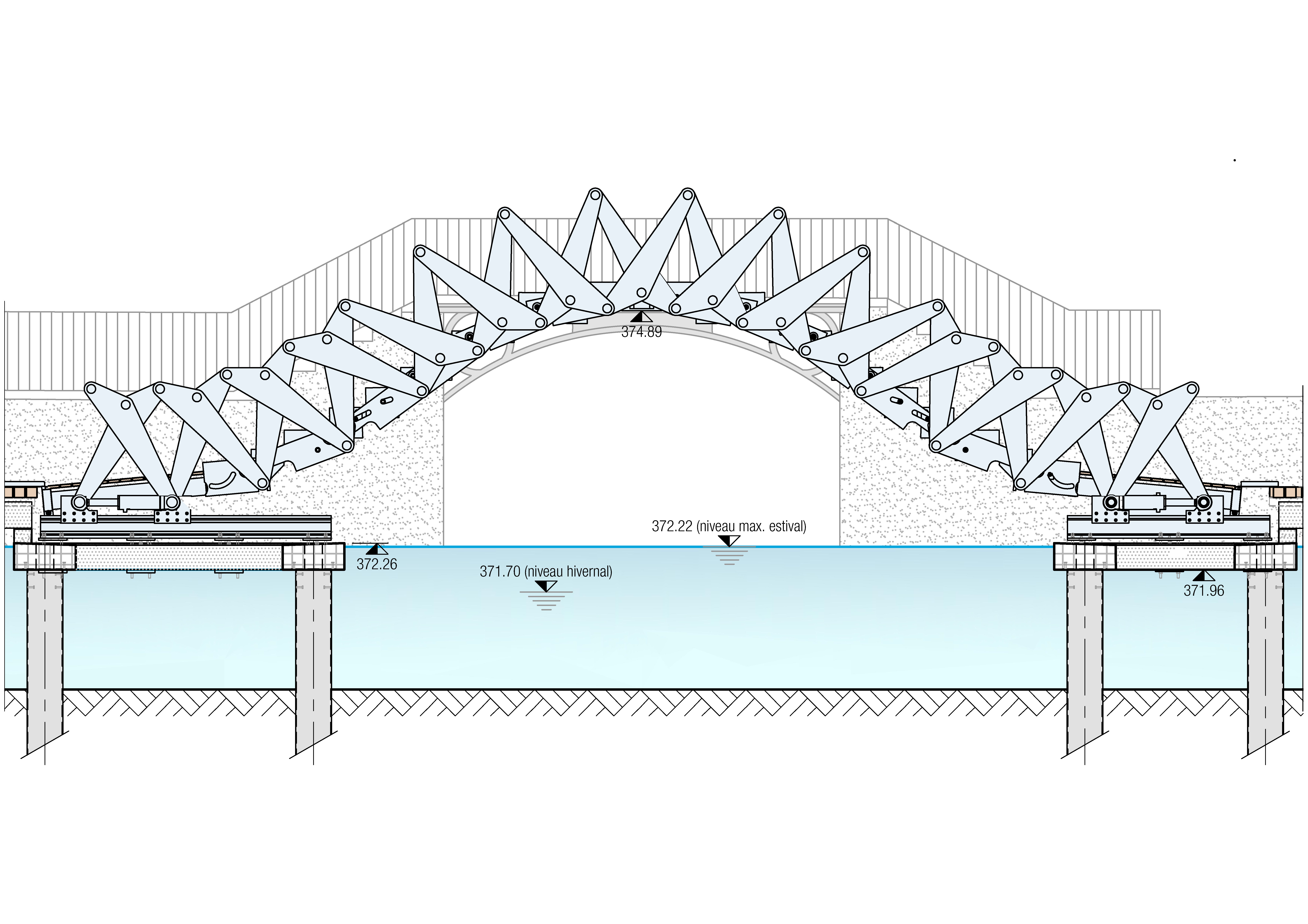 Mobile walkway of Geneva's Jet d'Eau | INGENI-12