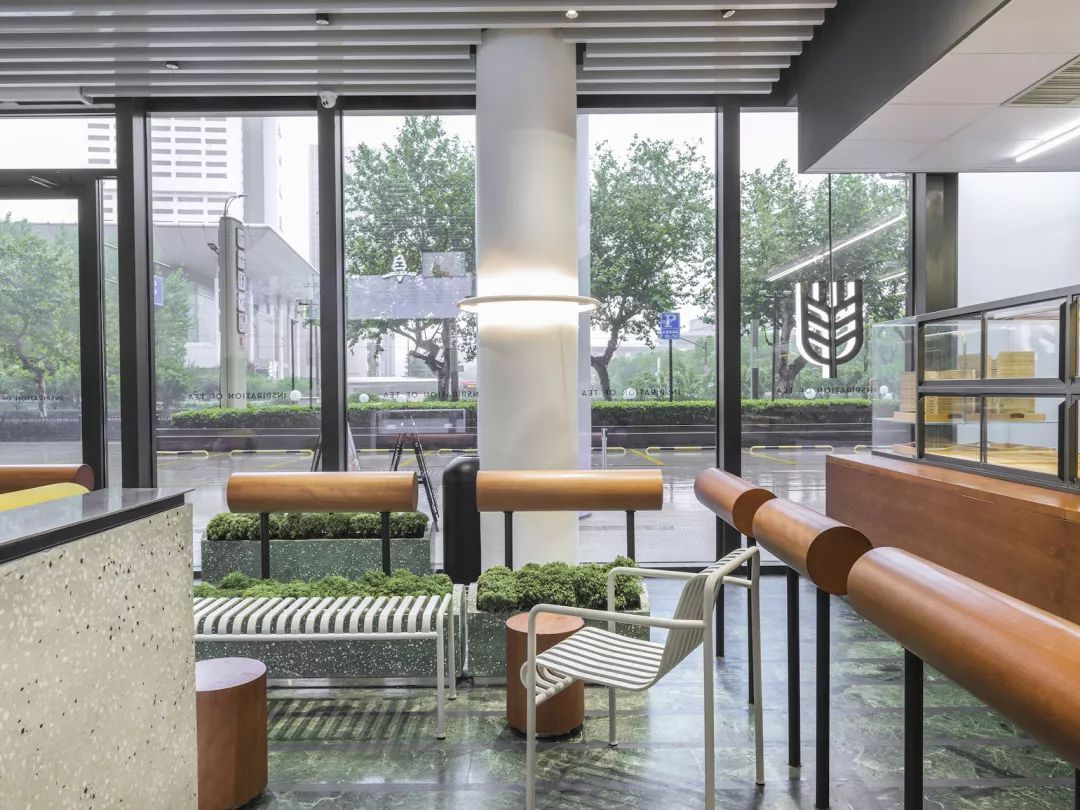 喜茶杭州国大城市广场热麦店 | 茶田茶座中的茶生活-35