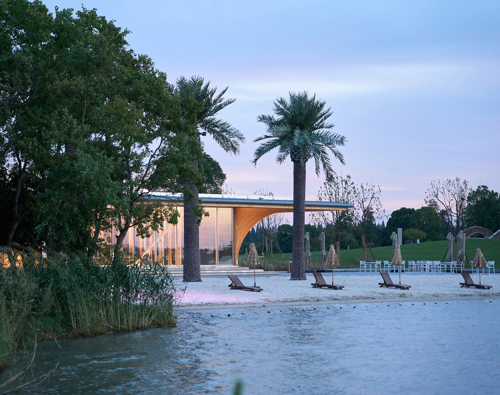 固城湖金沙滩驿站丨中国南京丨中国美术学院风景建筑设计研究总院  青年创作中心-13