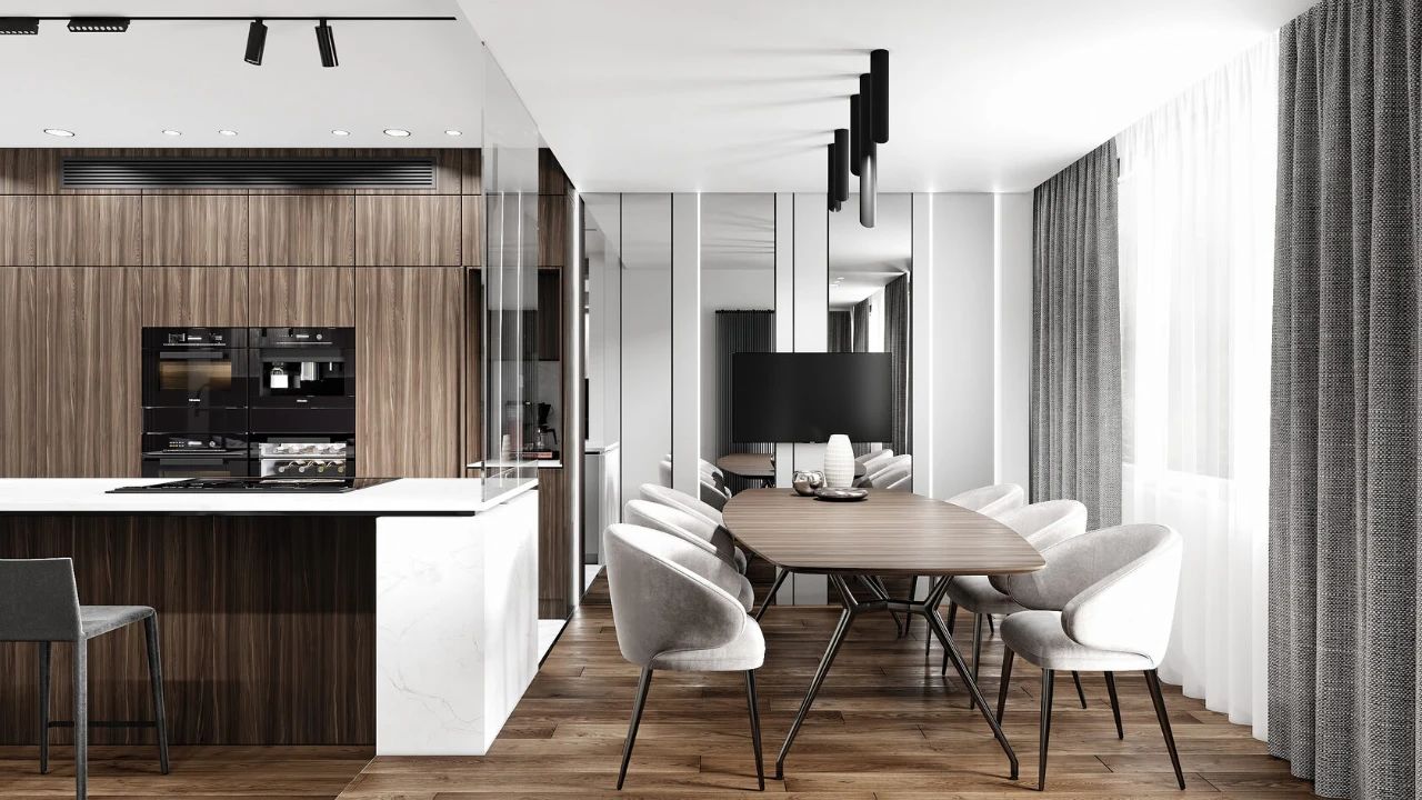 现代简约公寓设计丨MART Architects-0