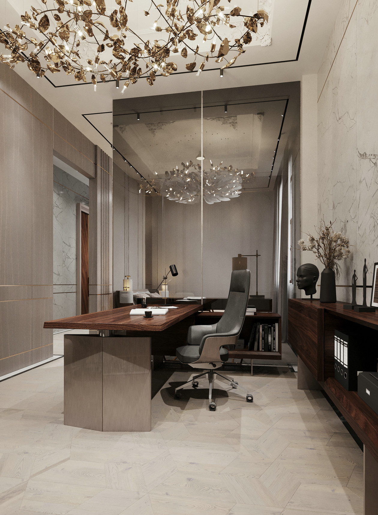 高级灰色系住宅设计 凝结时光的美，塑造高雅生活-16