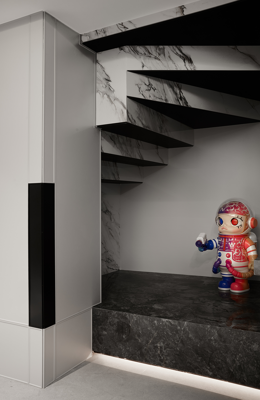 黑白格调现代别墅设计丨中国杭州丨杭州又贰设计-45