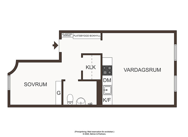 斯德哥尔摩 47 平米优雅一居室-23