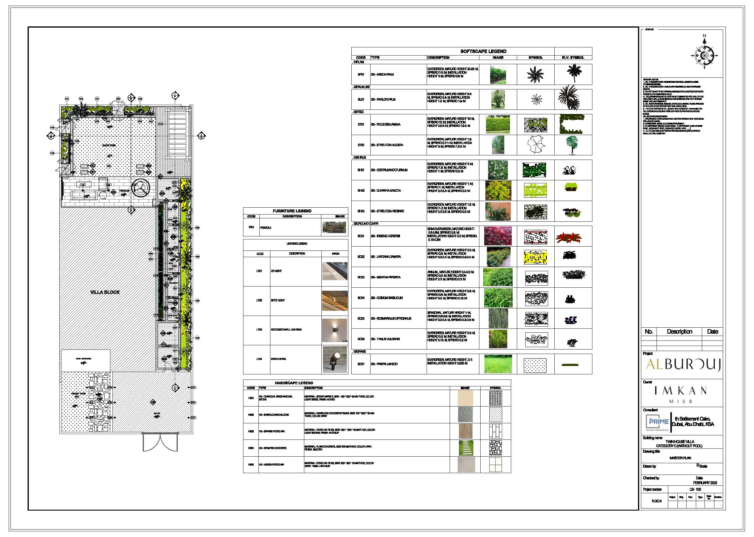 LANDSCAPE PACKAGE (WITHOUT POOL) - EGYPT-2