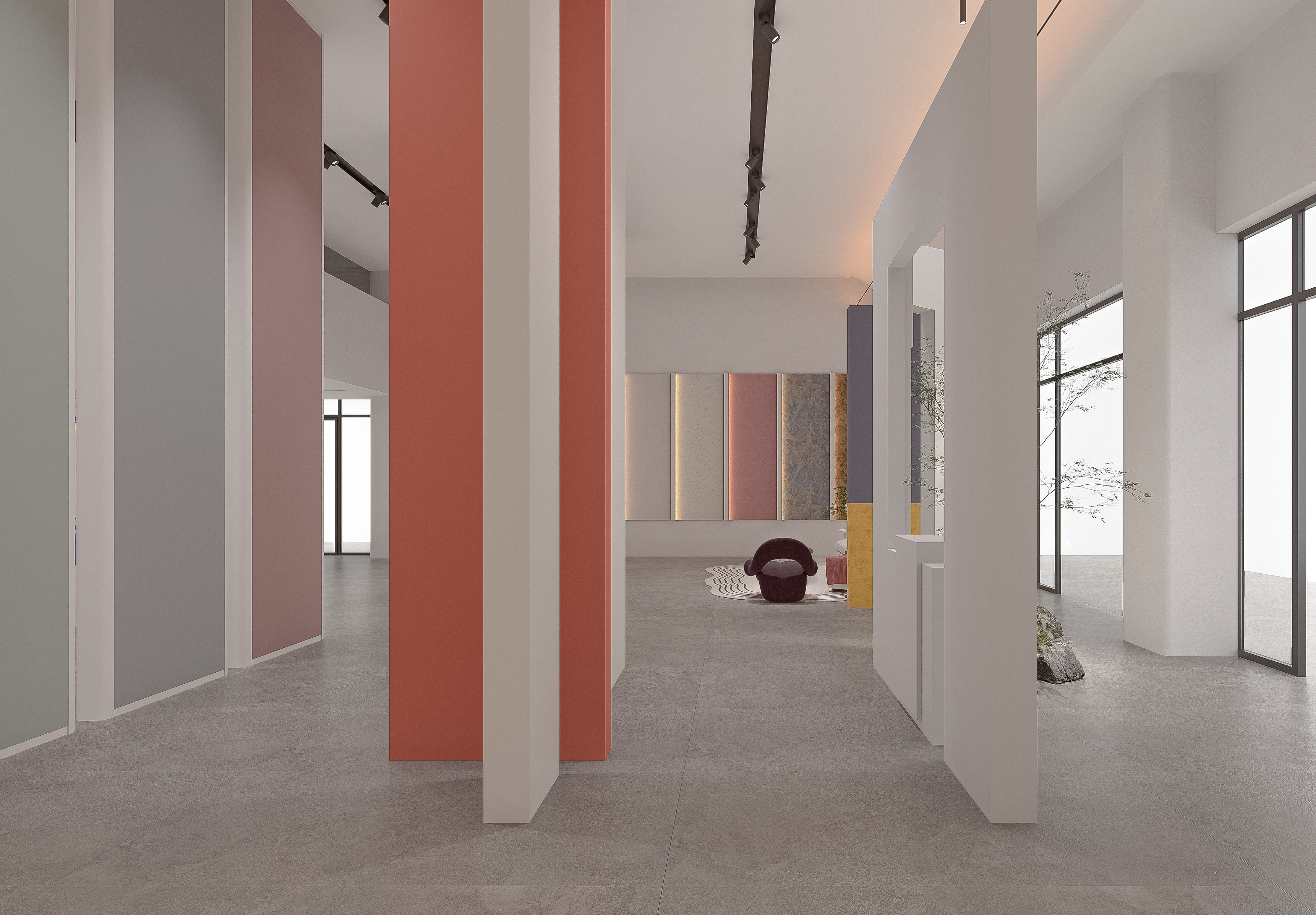 艺术漆展厅室内案例-9