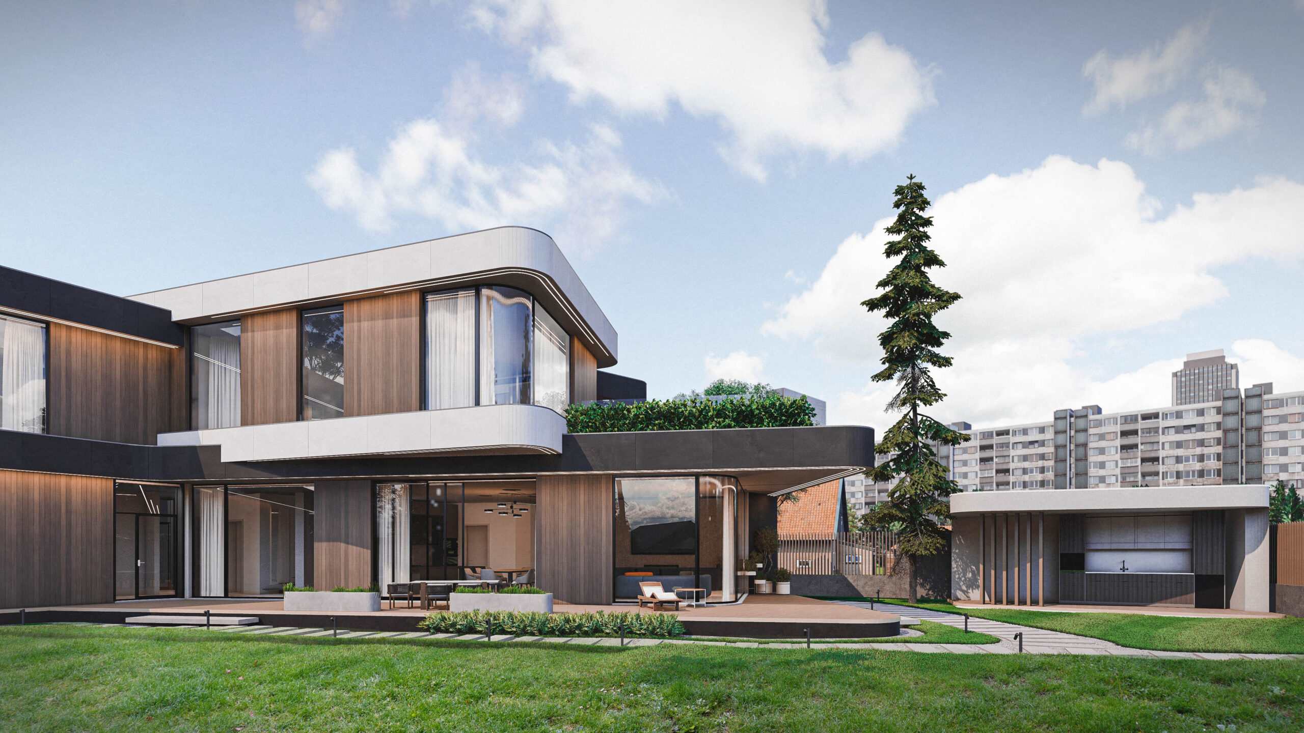 380㎡极简风格住宅项目丨ARXY工作室-25