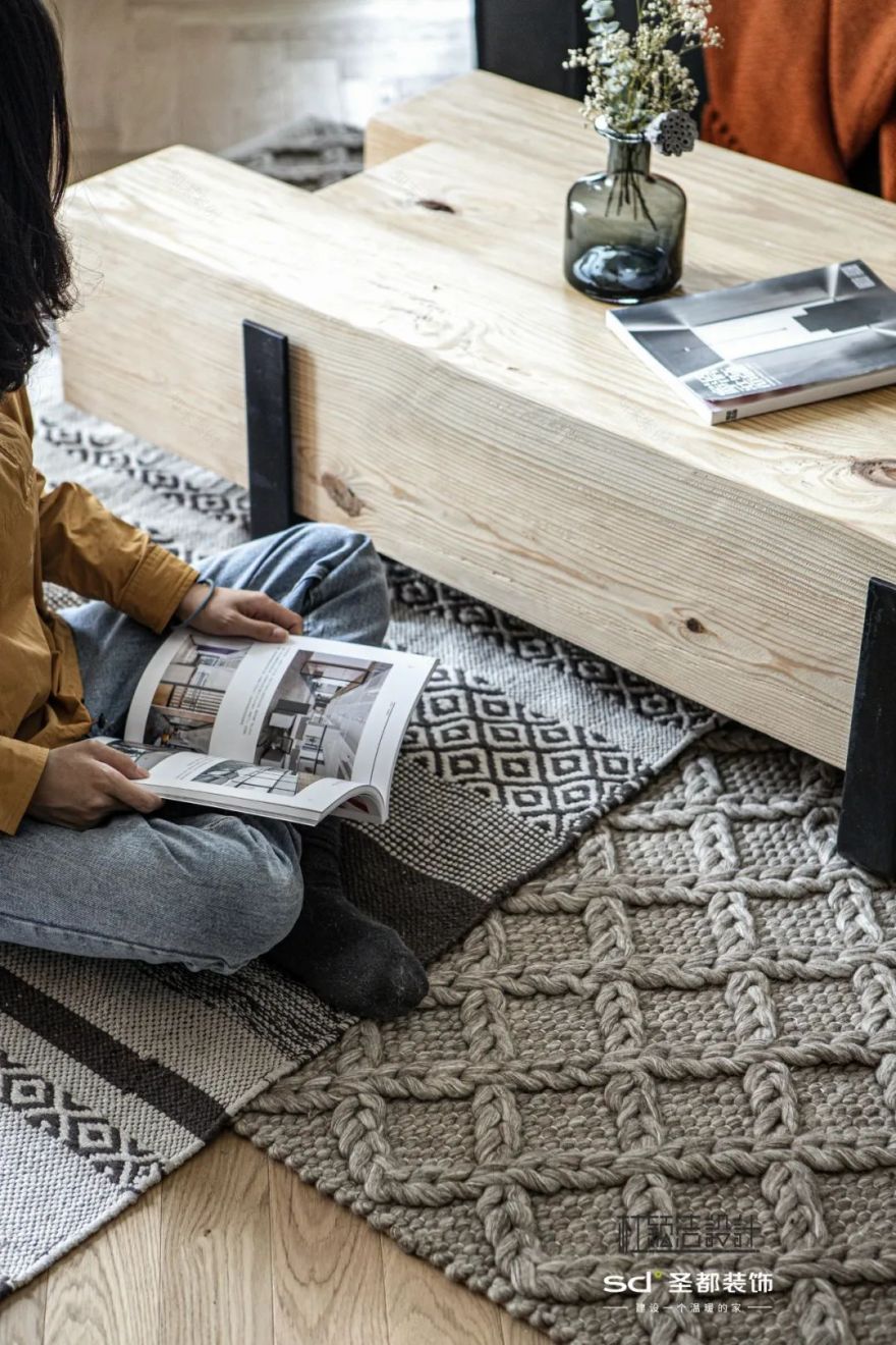 机车控的秘密基地 | 极简复古的 120㎡浪漫空间-77