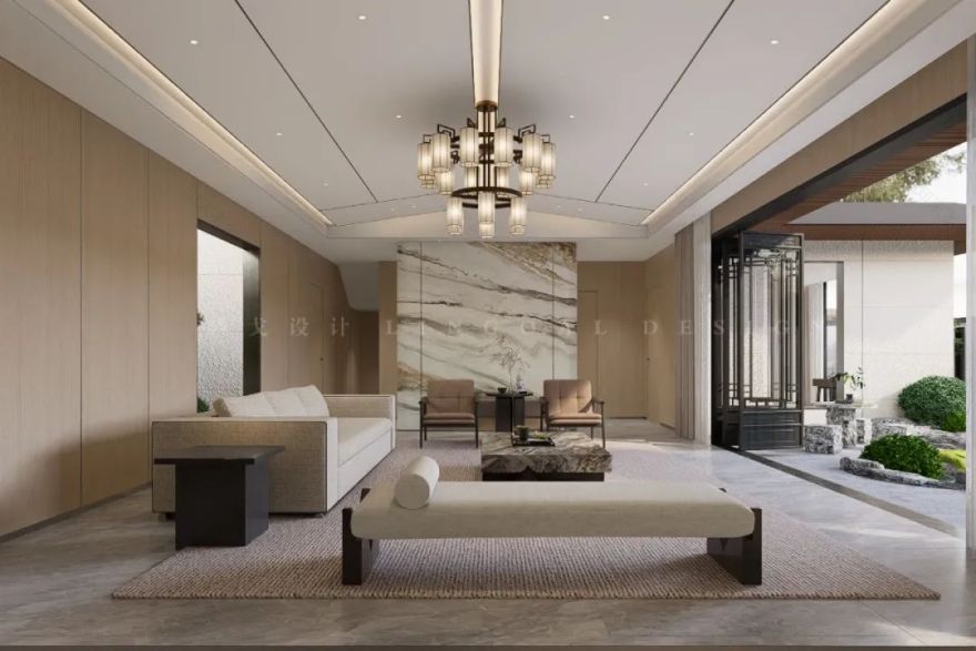 摩登东方 · 重庆上景臺合院别墅设计丨中国重庆丨麟戈设计-46