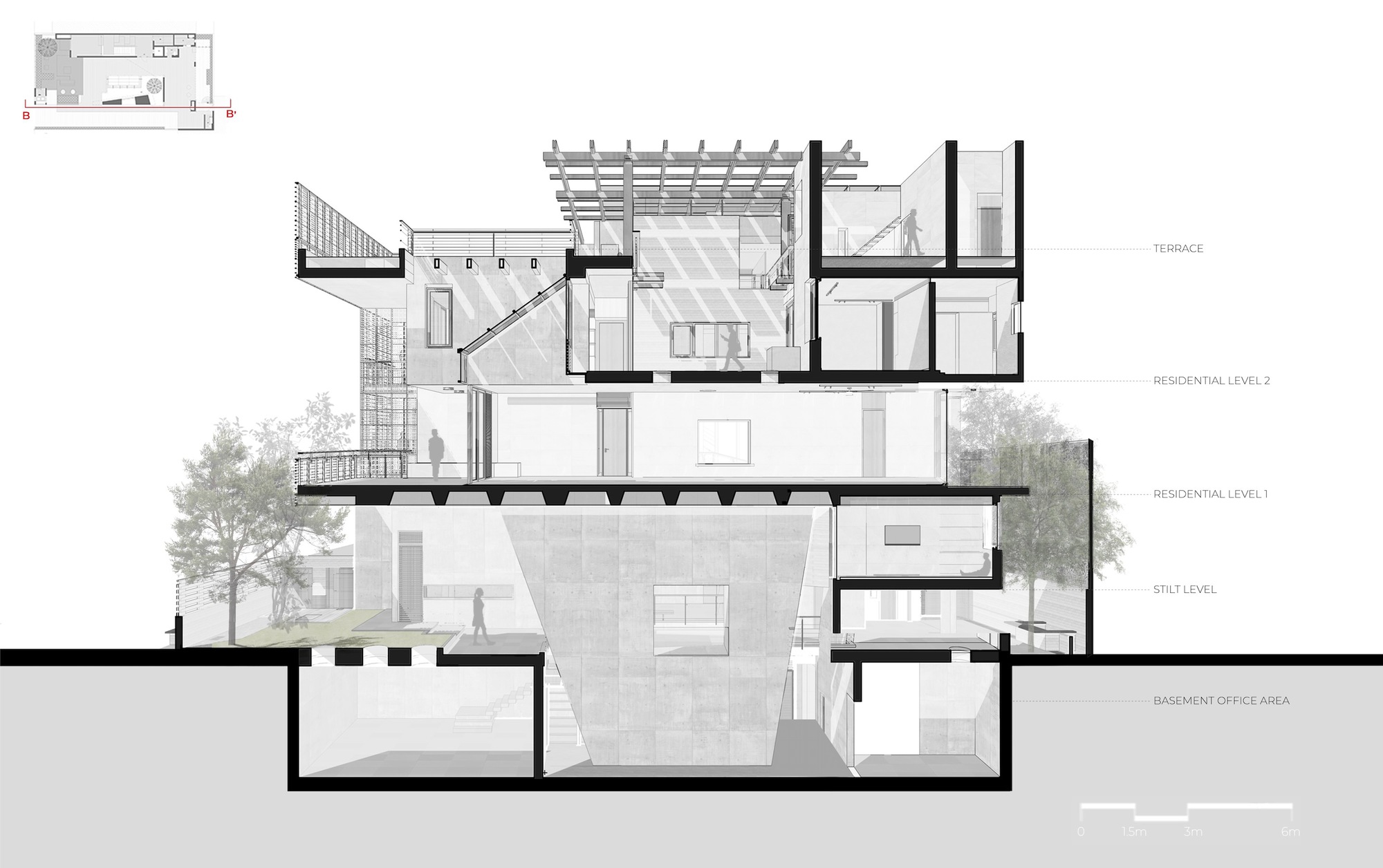 虚空之屋丨印度新德里丨Malik Architecture-57