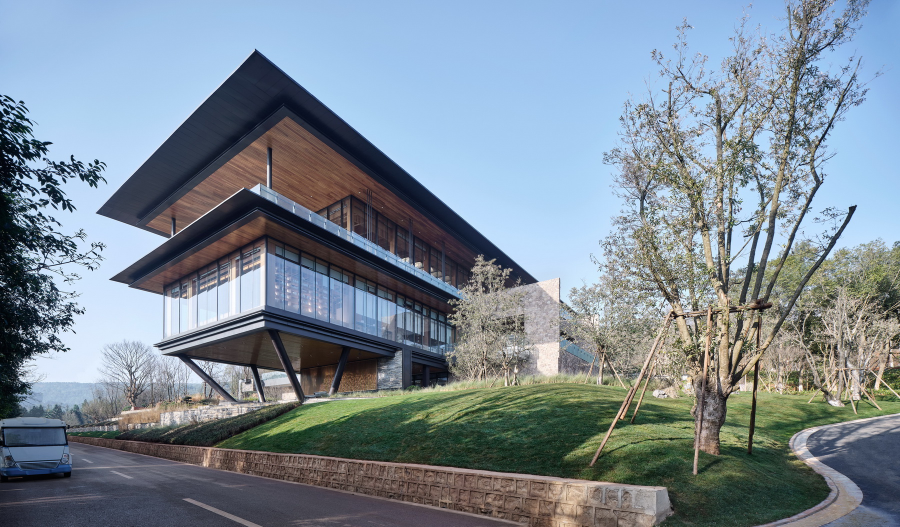 意思桥康旅小镇九溪云舒，售楼处建筑丨中国昆明丨上海尤安建筑设计股份有限公司-10