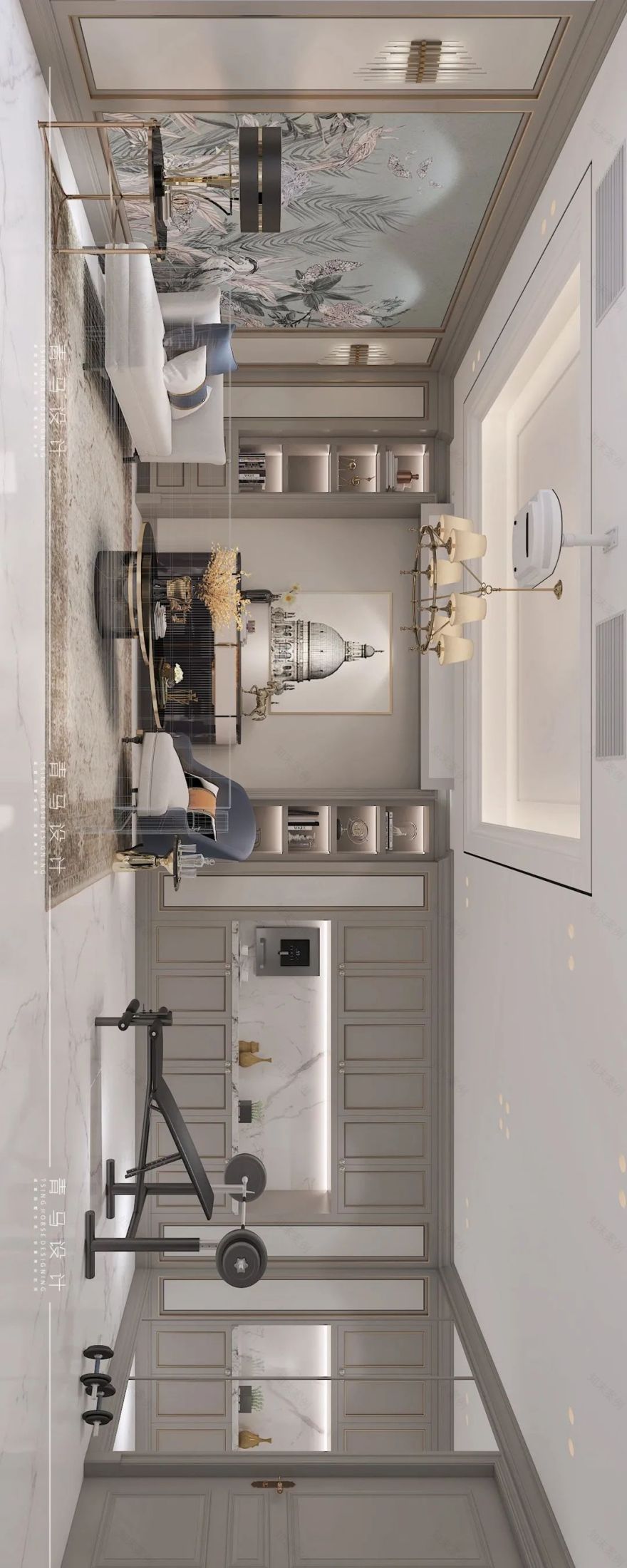 科为城墅美式别墅设计丨青马别墅空间设计-48