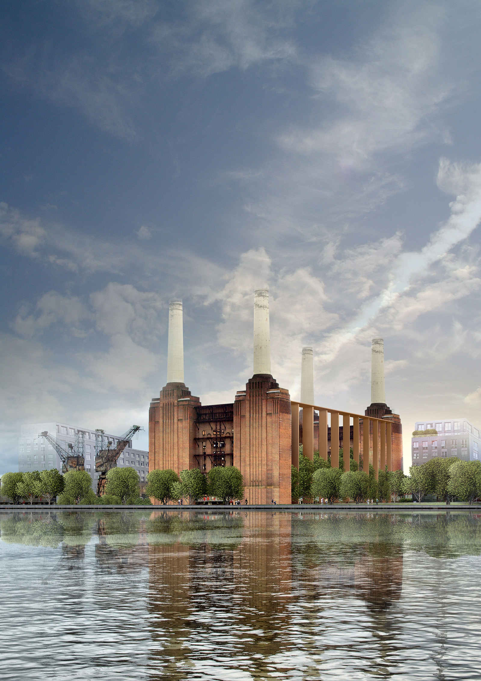 伦敦巴特西发电站改造项目丨英国伦敦丨WilkinsonEyre-39
