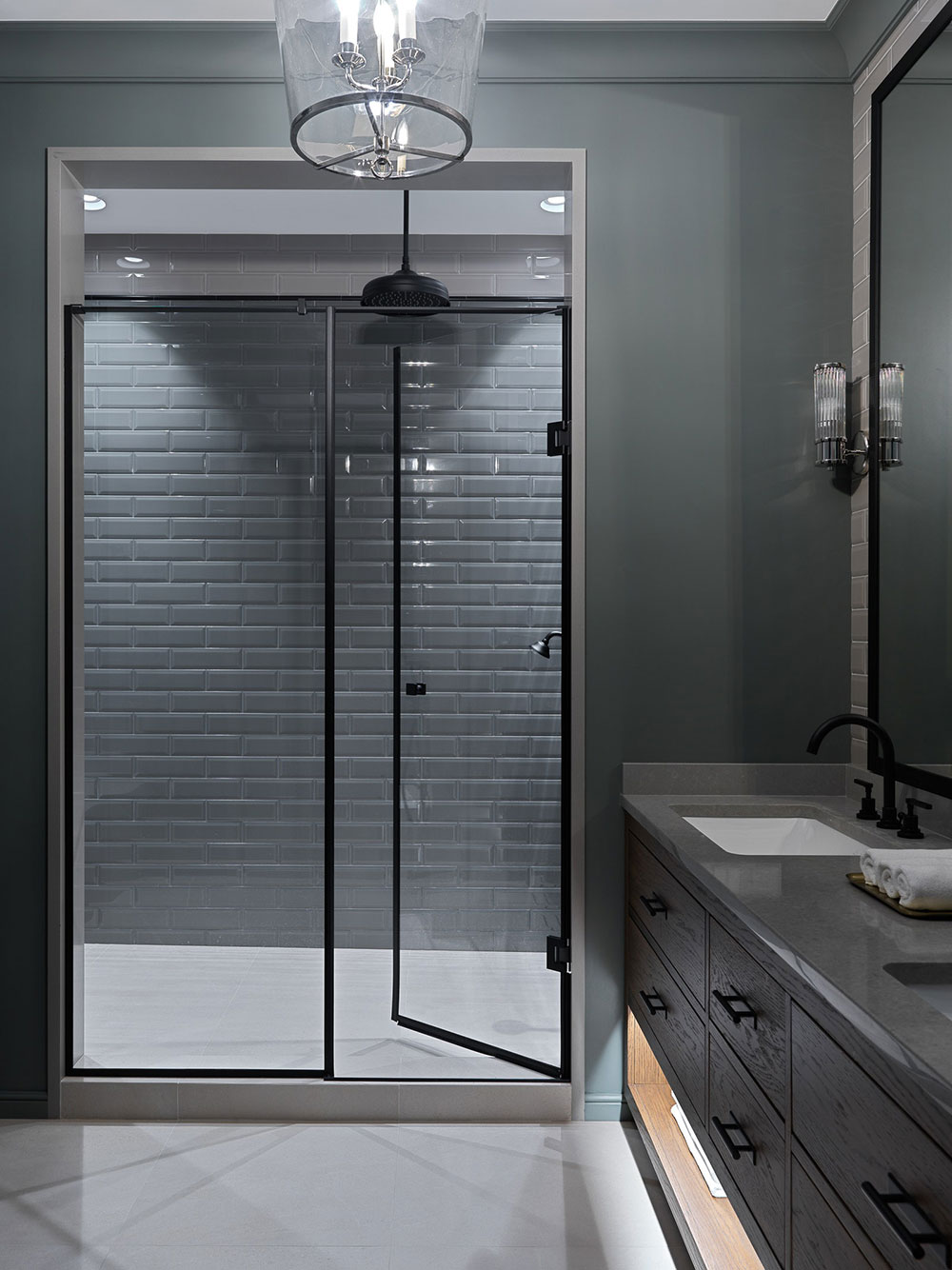 莫斯科现代优雅公寓设计,大胆用色呈现独特氛围-14