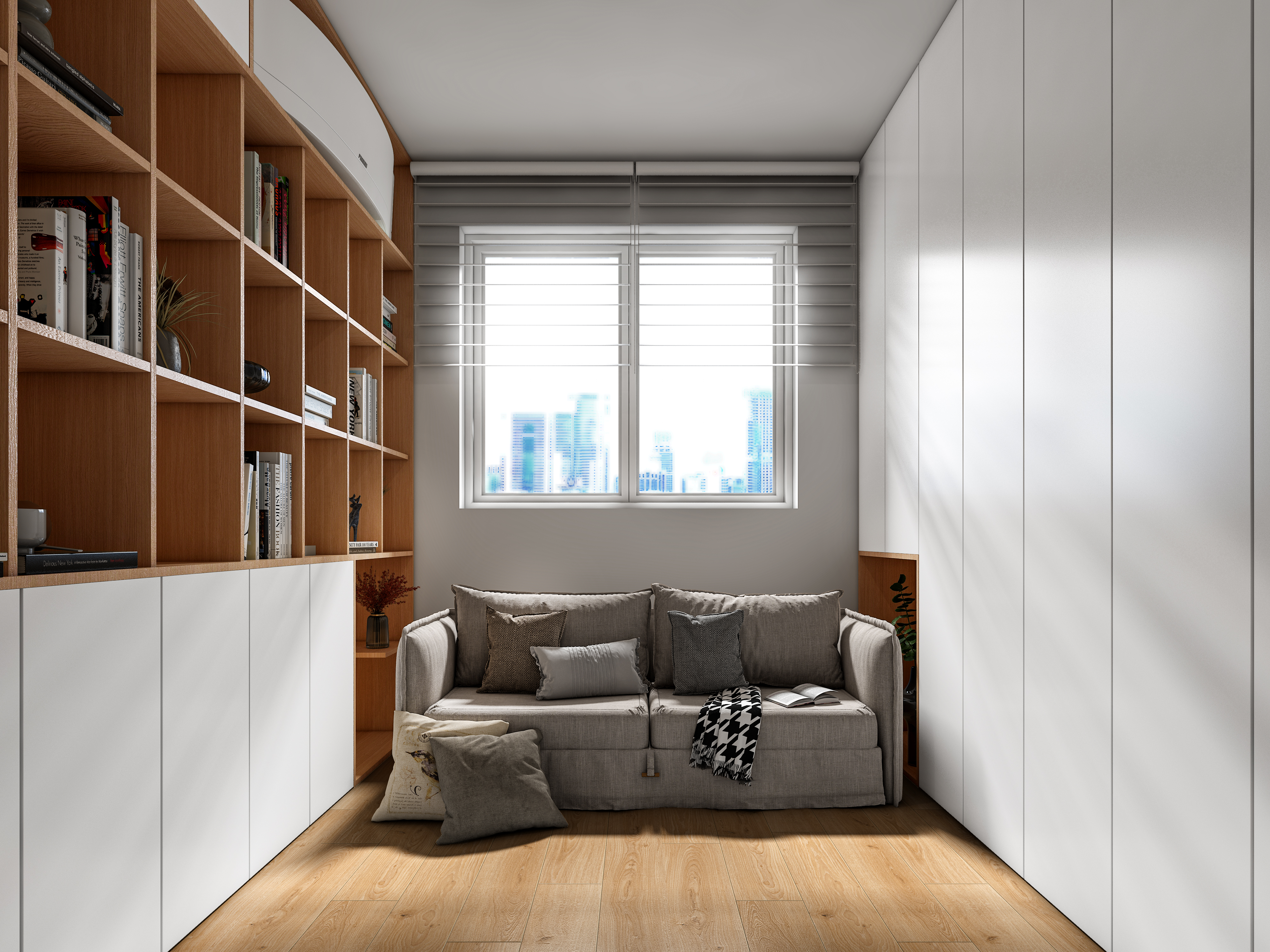 深圳口山设计：福田·长泰花园原木风，简约时尚又温馨-18