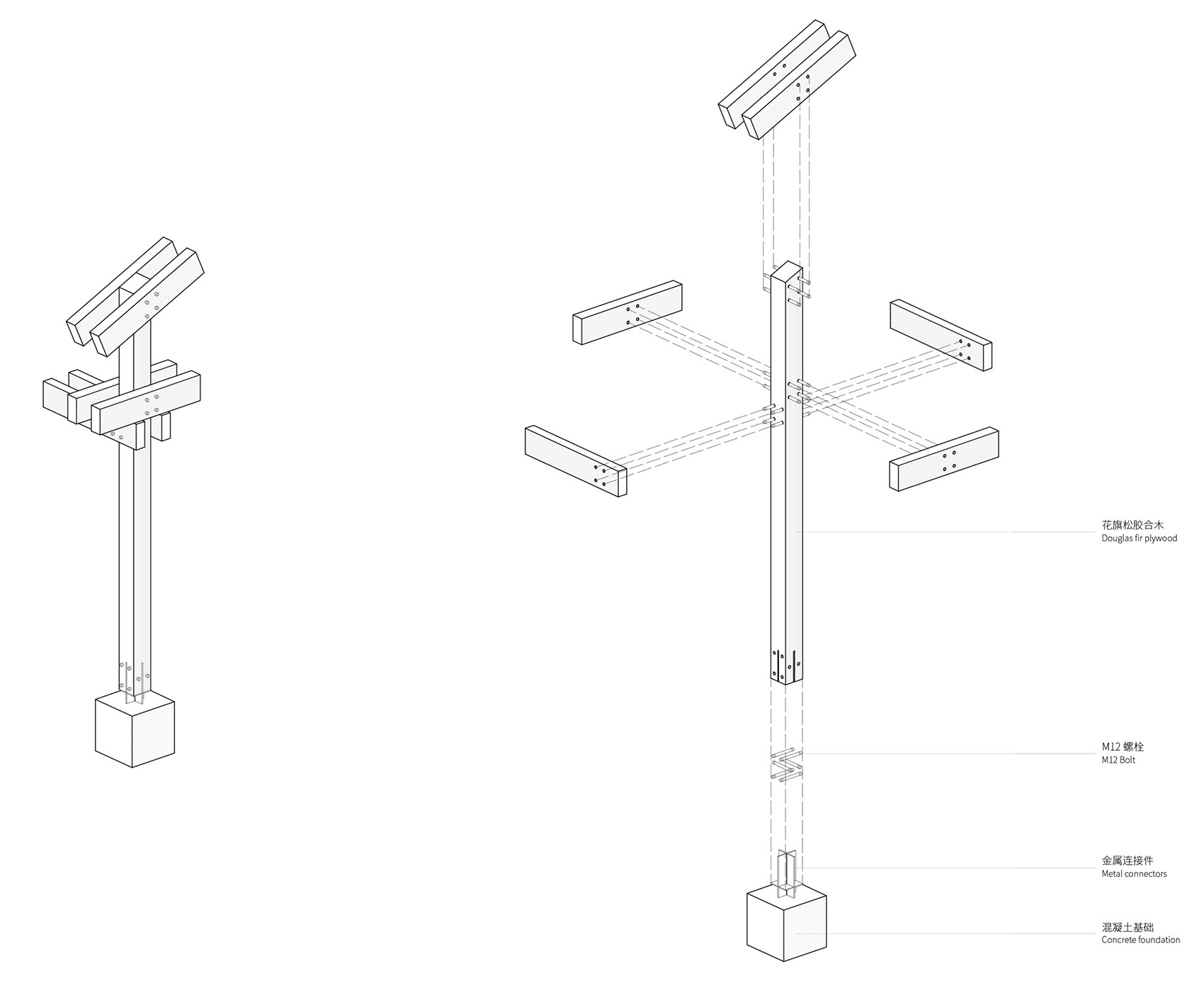 连续屋面东阳村木构实践丨中国江西丨繁星建筑工作室-52